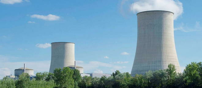 EDF a annonce jeudi revoir a la baisse sa production nucleaire pour l'annee 2022 (image d'illustration).
