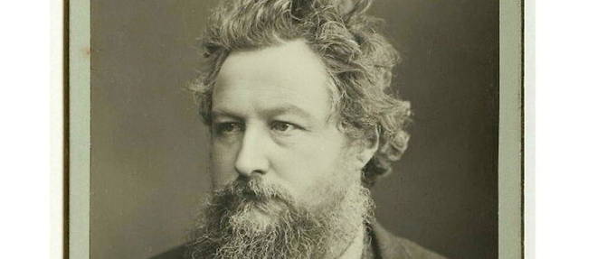 Portrait de l'artiste William Morris.
