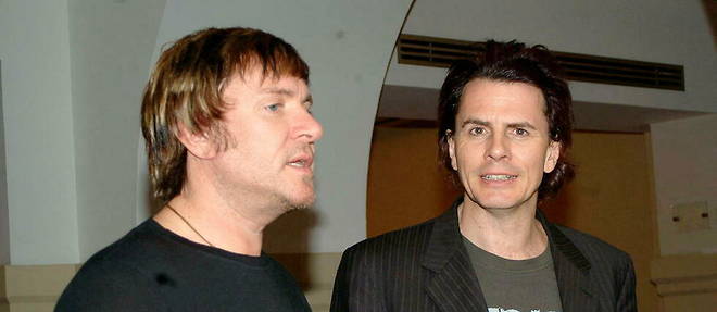 Simon Le Bon, leader des Duran Duran, et Andy Taylor, guitariste. (Photo d'archive)
