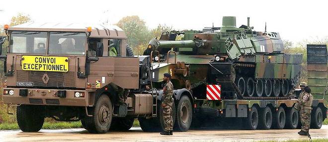 La France a envoyé des chars Leclerc en Roumanie dans le cadre de cette mission de l'Otan (photo d'illustration). 
