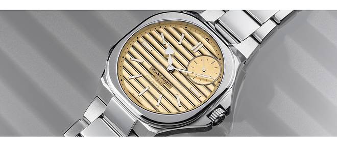 Cette nouvelle montre Speake-Marin Ripples porte sur son cadran les dates 2002-2022 pour celebrer les 20 ans d'existence de la marque.
