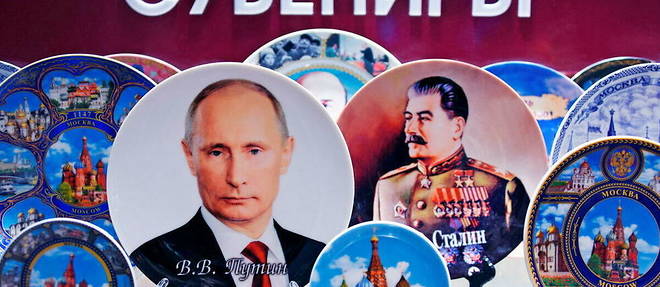 Goodies representant Poutine et Staline, vendus a l'aeroport de Moscou.
