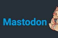 Logo de Mastodon.
