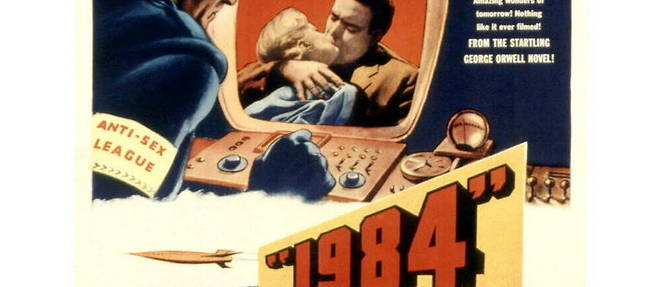1984, de Michael Anderson, premiere adaptation au cinema realisee en 1956. Le livre, publie en 1949, a deja connu le succes a la radio et a la television.
