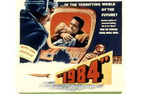  1984,  de Michael Anderson, premiere adaptation au cinema realisee en 1956. Le livre, publie en 1949, a deja connu le succes a la radio et a la television.
