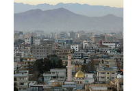 Vue de Kaboul depuis une colline de la ville, le 8 decembre 2021.
