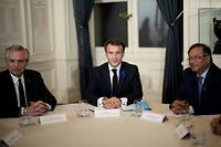 Macron tente de relancer le dialogue politique v&eacute;n&eacute;zu&eacute;lien, sans perc&eacute;e imm&eacute;diate