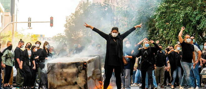 En Iran, les mobilisations s'enchainent depuis la mort en septembre de Mahsa Amini.
