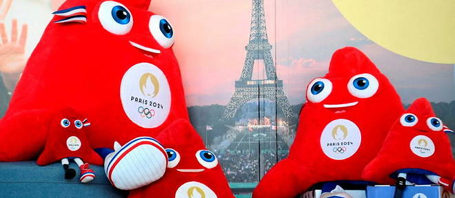 Les mascottes des Jeux olympiques et paralympiques de Paris 2024. 

