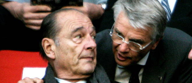 Jacques Chirac et Aime Jacquet.
