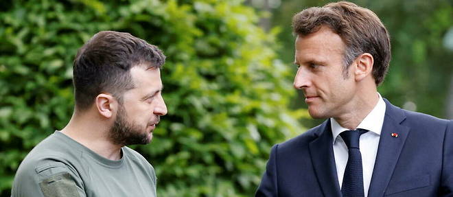 Emmanuel Macron et Volodymyr Zelensky se sont entretenus par telephone concernant la surete de la centrale de Zaporijia.
