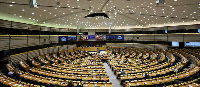 Le Parlement europeen a Bruxelles, le 9 novembre 2022.
