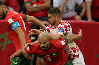 Coupe du monde&nbsp;: le Maroc r&eacute;siste aux vice-champions du monde croates