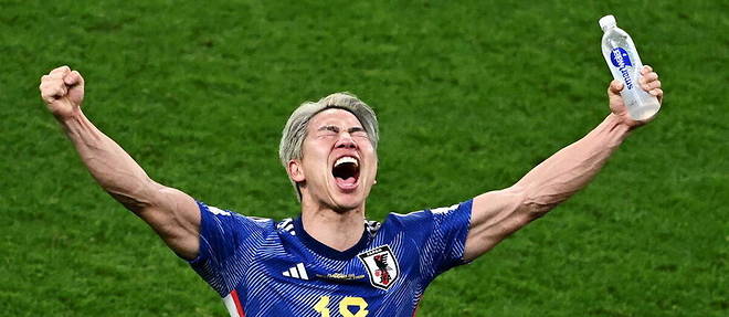 Takuma Asano a inscrit le but de la victoire face a l'Allemagne mercredi.
