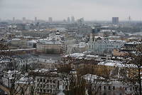 Kiev est frappée par une pluie glaciale et des températures proches de zéro.
