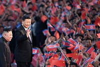 Xi Jinping propose &agrave; Kim Jong-un de coop&eacute;rer pour la paix dans le monde
