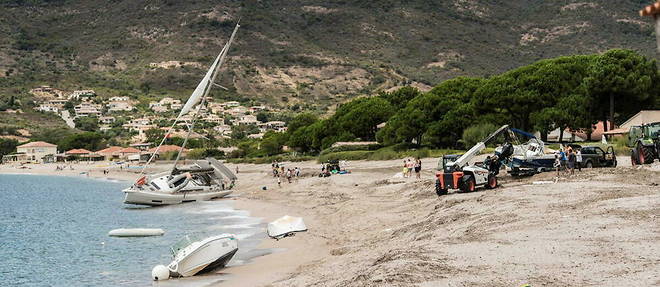 L'orage soudain et violent qui a frappe Sagone le 18 aout avait fait 5 morts en Corse.  
