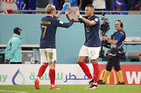 Griezmann et Mbappé ont retrouvé leur meilleur niveau avec les Bleus depuis le début de la Coupe du monde.
