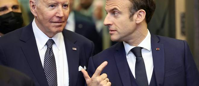 Macron de retour aux Etats-Unis, pour parler d'Ukraine et de protectionnisme avec Biden