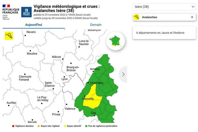 Non, une carte météo de la France n'a pas été rougie pour