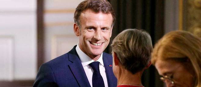 Emmanuel Macron et Élisabeth Borne à l'Élysée, le 15 septembre 2022.
