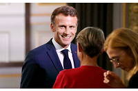 Emmanuel Macron et Elisabeth Borne a l'Elysee, le 15 septembre 2022.
