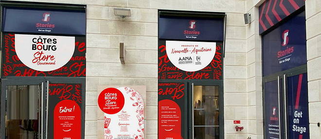 Le Store Gourmand, a la fois boutique ephemere et espace d'accueil, situe en plein coeur de Bordeaux.

