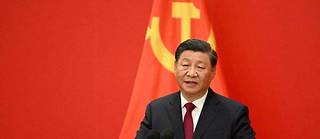 Le président chinois Xi Jinping dans le Grand Palais du Peuple, à Pékin, le 23 octobre 2022.
