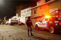 Douze personnes ont été tuées lors d’une fusillade dans un bar Irapuato, dans l’État de Guanajuato, au Mexique, le 15 octobre 2022.
