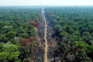 À Humaitá, en Amazonie au Brésil, en septembre 2022.  

