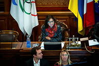 Anne Hidalgo le 15 novembre, lors de la seance du Conseil de Paris.
