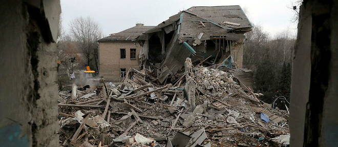 Des missiles ont frappe des maisons individuelles dans le village de Novossofiivka. (Photo d'illustration).
