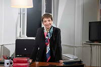 La directrice des libertés publiques Pascale Léglise dans son bureau pour  Le Point .
