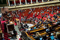 Séance publique de questions au gouvernement à l'Assemblée nationale le 11 mars 2022.
