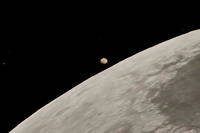 Revoir la rare &eacute;clipse de Mars par la Lune survenue&nbsp;cette nuit
