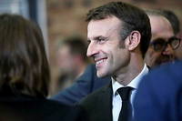 Emmanuel Macron avait indiqué que l'équipe de France allait s'imposer face à la Pologne et se qualifier pour les quarts de finale.
