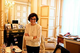  Rachida Dati dans son bureau de la mairie du 7  e  arrondissement, le 10 novembre.  ©Elodie Gregoire