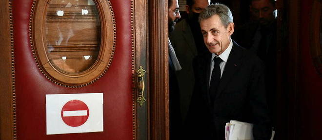 Nicolas Sarkozy, a son proces en appel.
