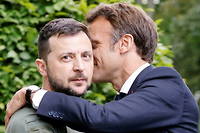 Macron et Zelensky lancent le &laquo;&nbsp;t&eacute;l&eacute;thon &eacute;tatique&nbsp;&raquo; de l&rsquo;Ukraine