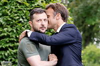Macron et Zelensky lancent le &laquo;&nbsp;t&eacute;l&eacute;thon &eacute;tatique&nbsp;&raquo; de l&rsquo;Ukraine