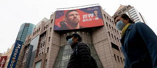 Nanjing Road, a Shanghai, en Chine, le 1 er  decembre 2022.
