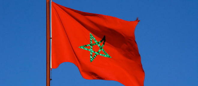 MOROCCO, MARRAKECH MOROCCAN FLAG (Photo by HENRI TABARANT / ONLY WORLD / Only France via AFP)