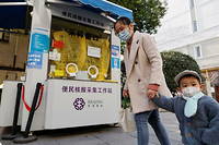 À Shanghaï, le 13 décembre. Depuis la levée des restrictions, l'épidémie de Covid a explosé en Chine.
