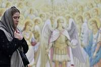 Ukraine: &agrave; Kiev, des Orthodoxes f&ecirc;tent No&euml;l dimanche pour d&eacute;fier Moscou