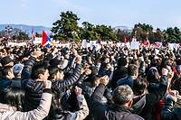 Nagorny Karabakh: manifestations contre le blocage d'un axe vital vers l'Arm&eacute;nie (AFP)