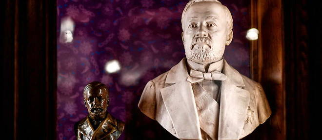 Un buste de Louis Pasteur, dans l'institut qui porte son nom a Paris.
