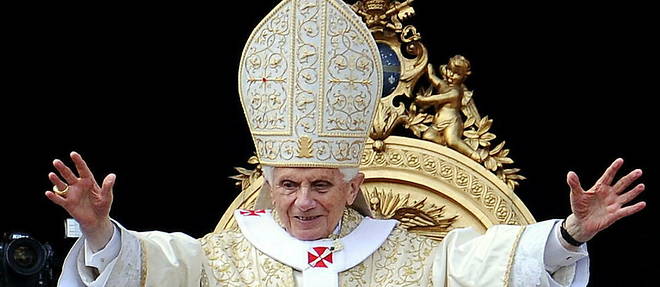 Benoit XVI, le 8 avril 2012.
