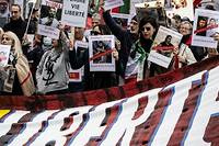 Un millier de manifestants &agrave; Lyon en soutien &agrave; la contestation en Iran