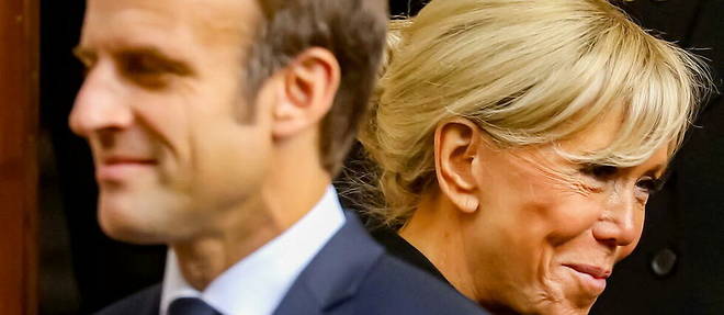Emmanuel et Brigitte Macron au Vatican, le 24 octobre 2022. 
