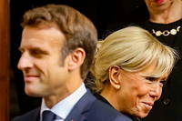Emmanuel et Brigitte Macron au Vatican, le 24 octobre 2022.
